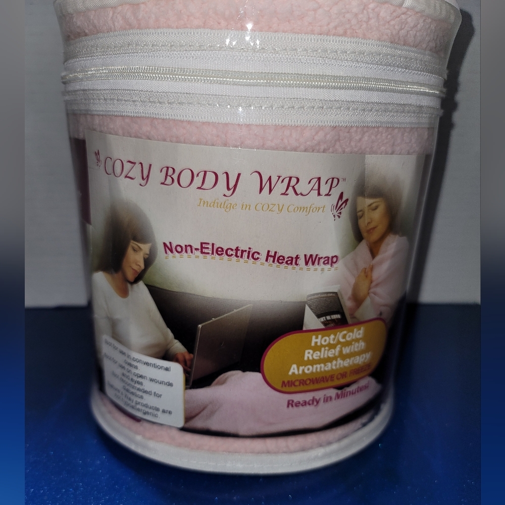 Nature's Way Cozy Body Wrap Hot Cold Relief With Aromatherapy Pink